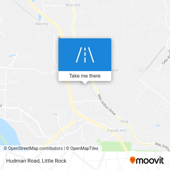Mapa de Hudman Road