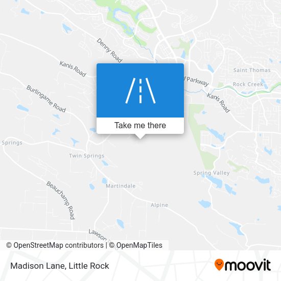 Mapa de Madison Lane