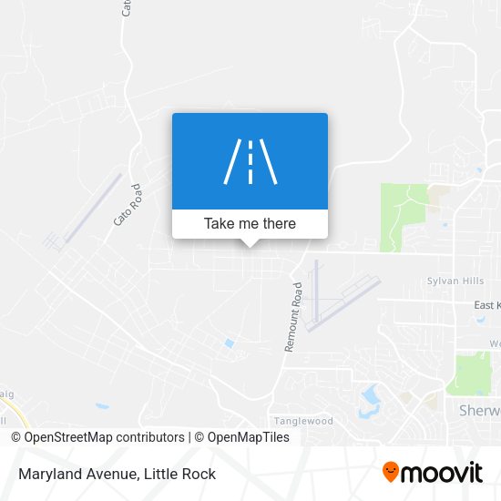 Maryland Avenue map