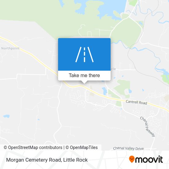 Mapa de Morgan Cemetery Road