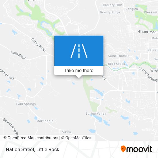 Mapa de Nation Street