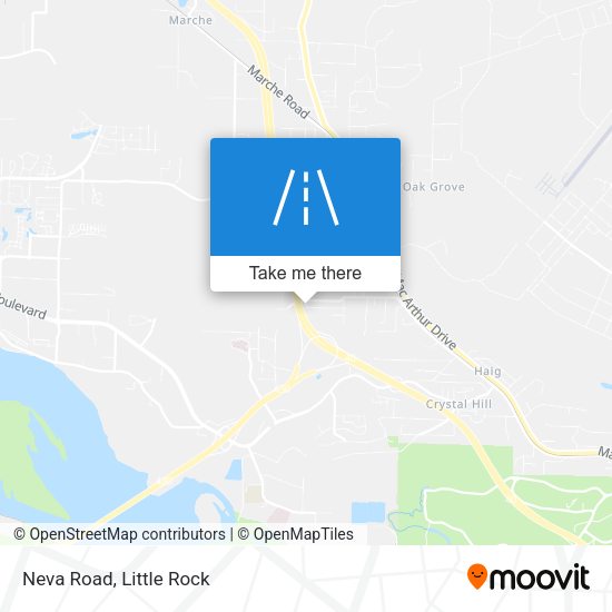 Mapa de Neva Road