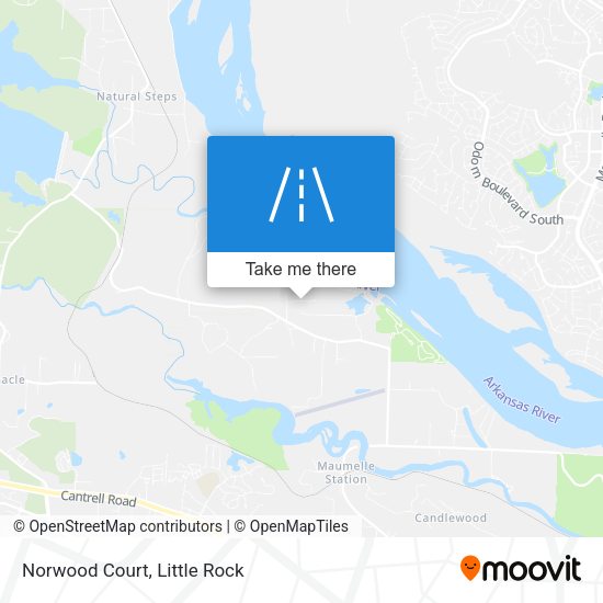 Mapa de Norwood Court