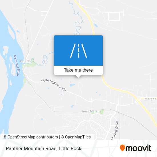 Mapa de Panther Mountain Road