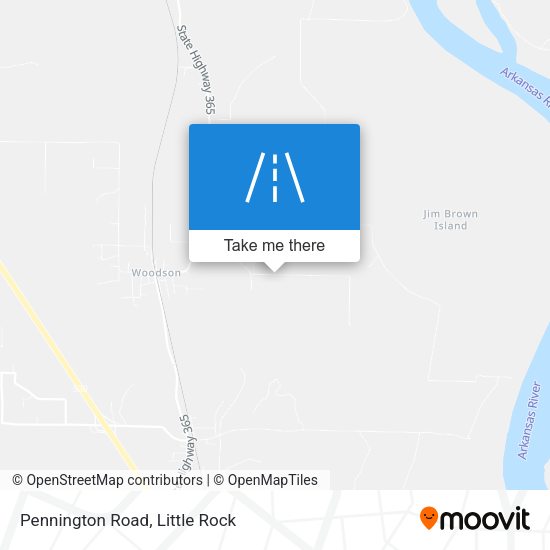Mapa de Pennington Road