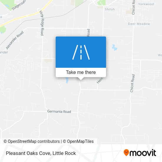 Pleasant Oaks Cove map