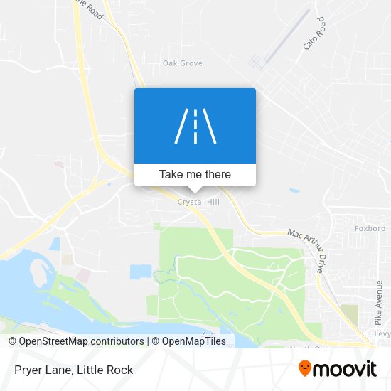 Mapa de Pryer Lane