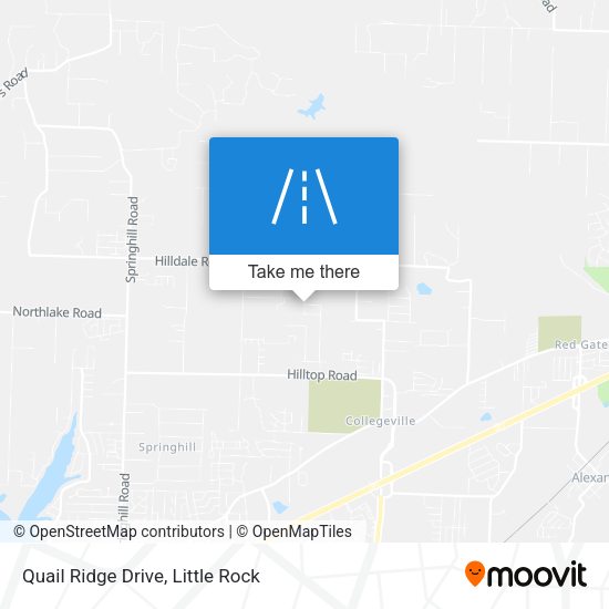 Mapa de Quail Ridge Drive