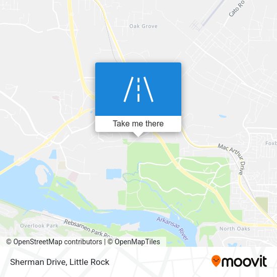 Mapa de Sherman Drive