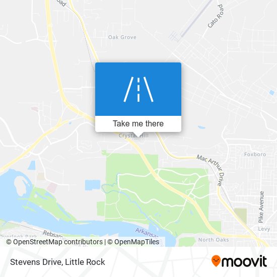 Stevens Drive map