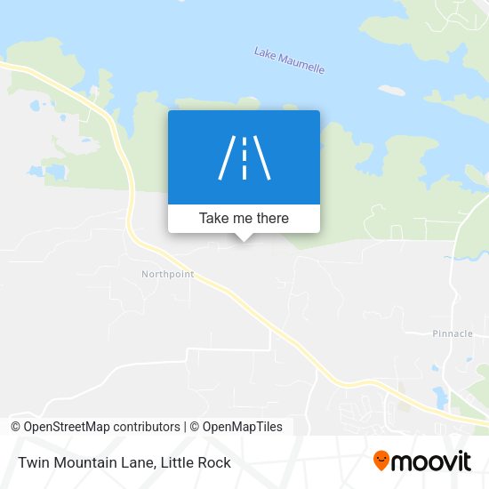 Mapa de Twin Mountain Lane