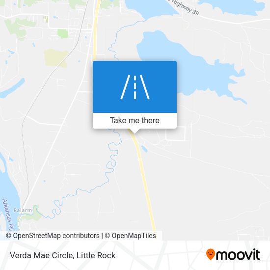 Mapa de Verda Mae Circle