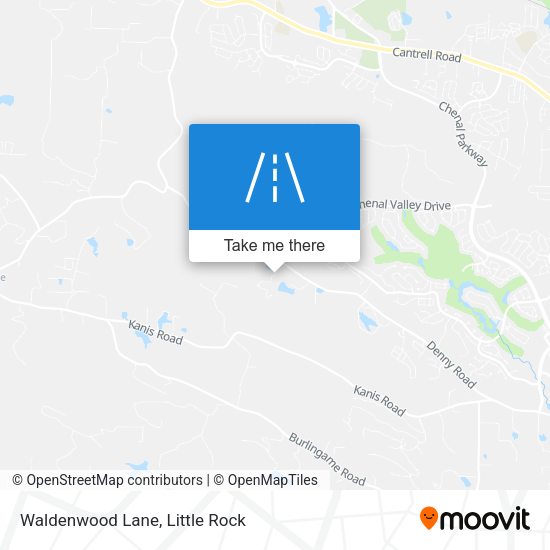 Mapa de Waldenwood Lane