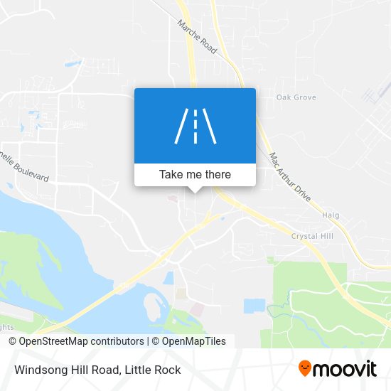 Windsong Hill Road map