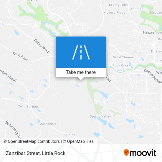 Zanzibar Street map