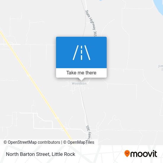 North Barton Street map