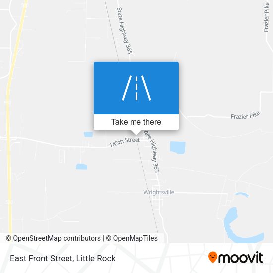 Mapa de East Front Street