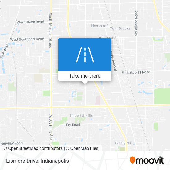 Lismore Drive map