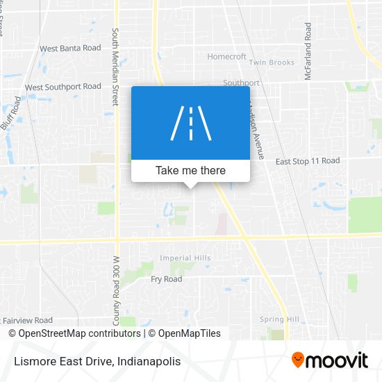 Lismore East Drive map