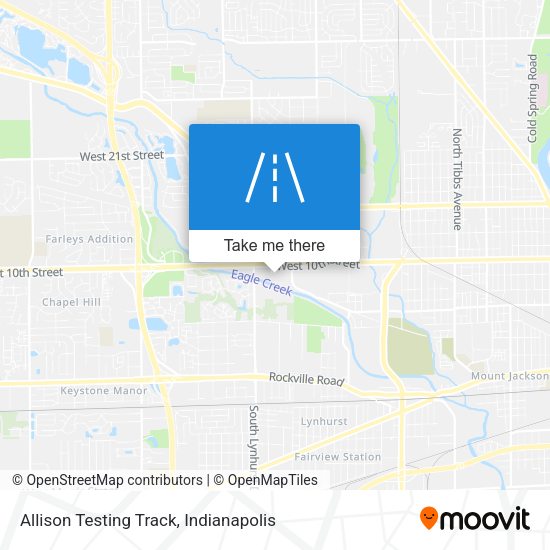 Mapa de Allison Testing Track