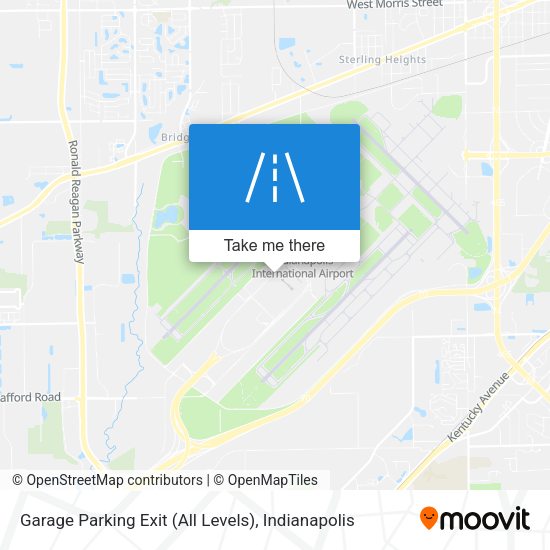 Mapa de Garage Parking Exit (All Levels)