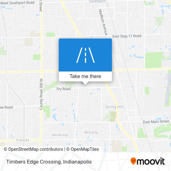 Timbers Edge Crossing map