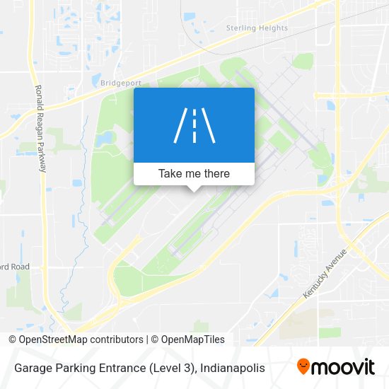 Garage Parking Entrance (Level 3) map