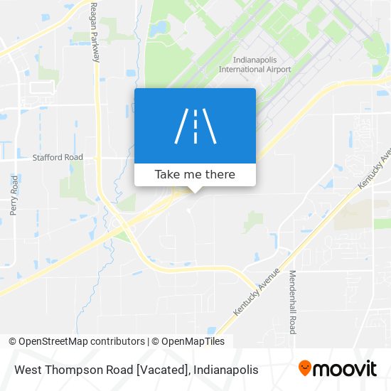West Thompson Road [Vacated] map