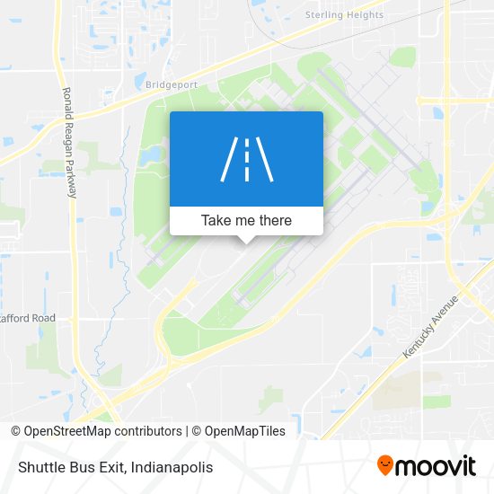 Shuttle Bus Exit map
