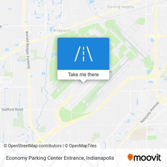 Economy Parking Center Entrance map