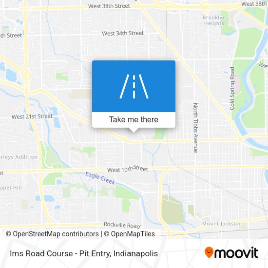 Mapa de Ims Road Course - Pit Entry