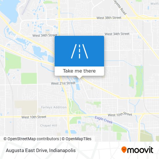 Augusta East Drive map