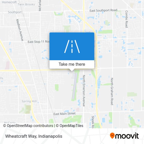 Wheatcraft Way map
