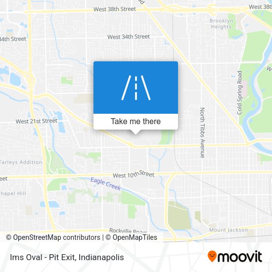 Ims Oval - Pit Exit map