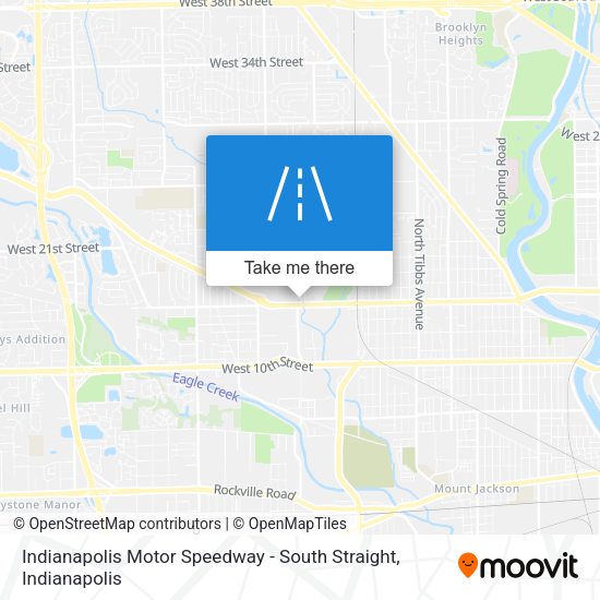Mapa de Indianapolis Motor Speedway - South Straight