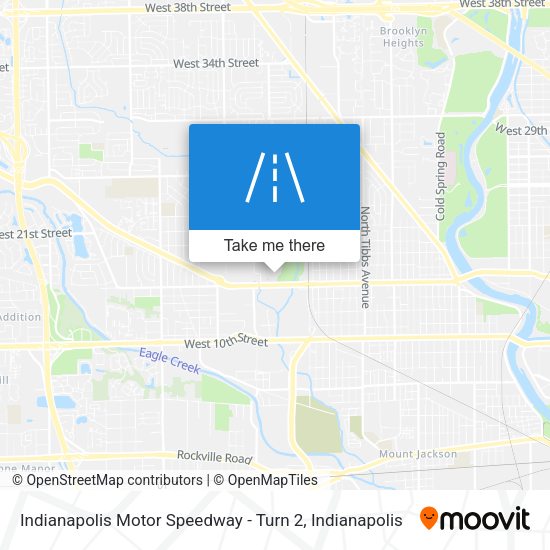 Indianapolis Motor Speedway - Turn 2 map