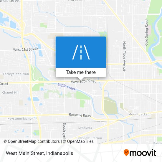 Mapa de West Main Street
