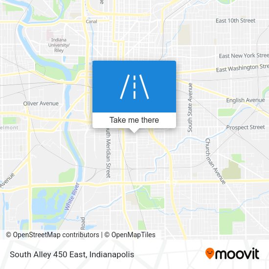 Mapa de South Alley 450 East