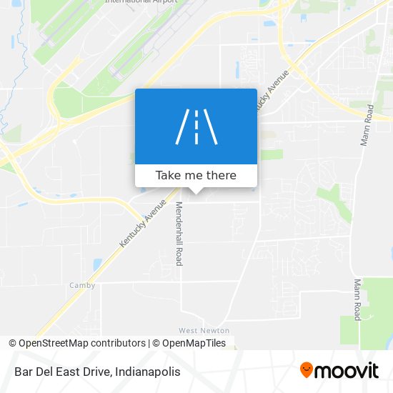Bar Del East Drive map