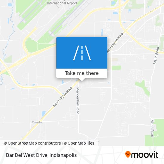 Bar Del West Drive map