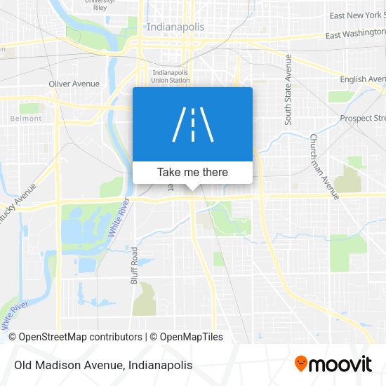 Old Madison Avenue map