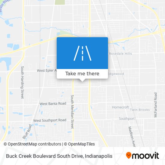 Buck Creek Boulevard South Drive map