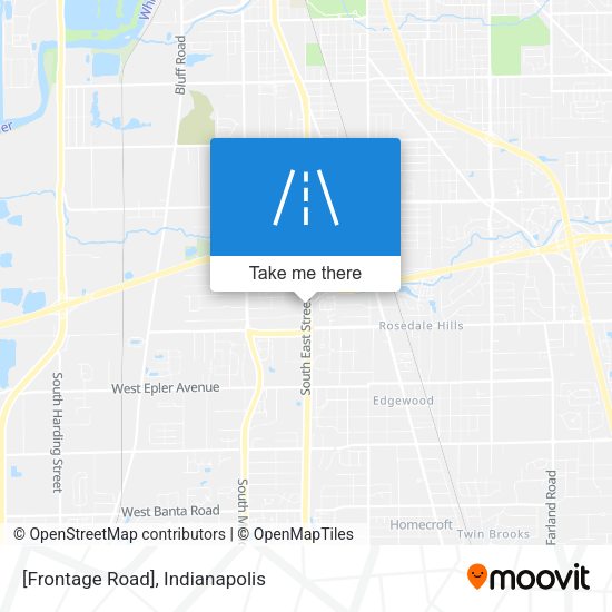 [Frontage Road] map