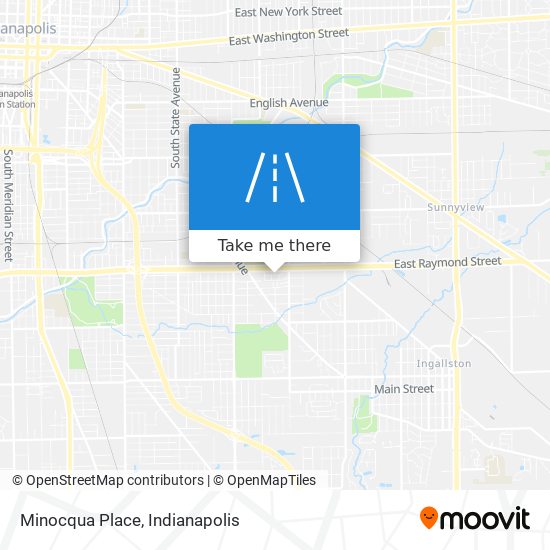 Minocqua Place map