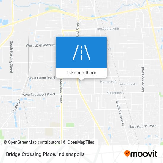 Bridge Crossing Place map