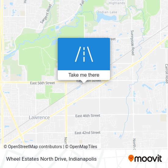 Wheel Estates North Drive map