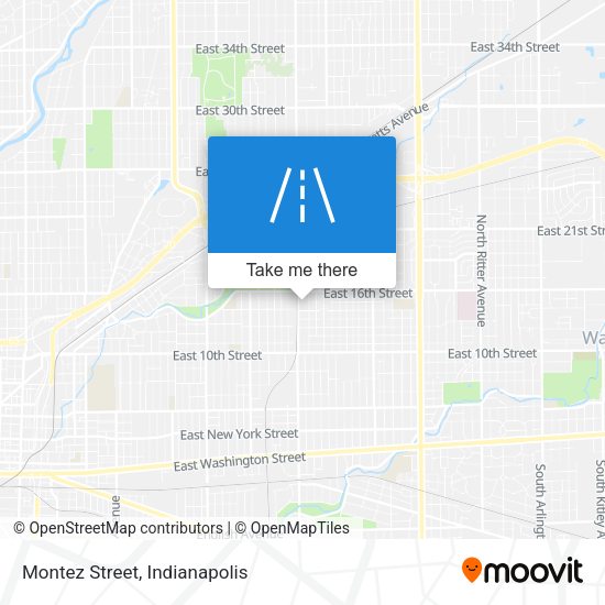 Montez Street map