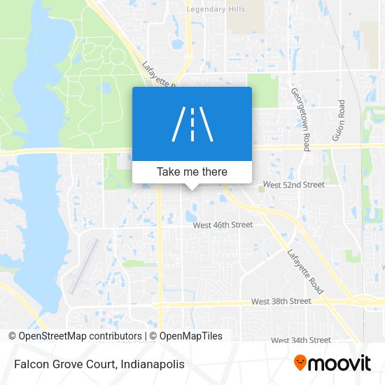 Mapa de Falcon Grove Court