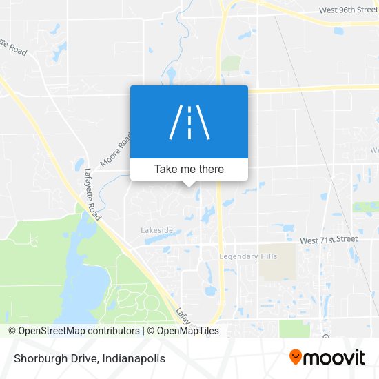 Mapa de Shorburgh Drive
