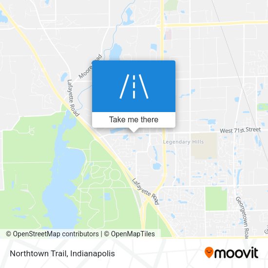 Northtown Trail map